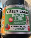 Furaland Green Lawn Immune 120 Bites Probiotics Dogs Chicken Flavor Exp 5/27. Fixed Price $17.95.