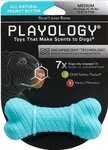(box Of 24)PLAYOLOGY Dual Layer Bone Dog Toy Peanut Butter Scent, Medium. Fixed Price $200.00.