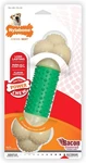 Nylabone Dura Power Chew Double Action Barbell Toy - Bacon Flavor. Fixed Price $28.99.