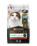 Purina Pro Plan Liveclear Cat Salmon And Rice Adult Dry Food, 16 Lbs.. Fixed Price $48.99.