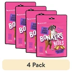Bonkers Bites Beef Lovers Flavor Crunchy & Soft Treats For Dogs, 5.3OZ (4 Pack). Fixed Price $9.56.