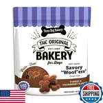 Three Dog Bakery Soft Baked Grain Free Meaty Woofers, Turkey & Cranberry, 25OZ. Fixed Price $29.63.