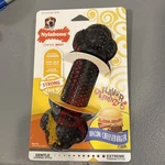 Nylabone Flavor Frenzy Strong Chew Bacon Cheeseburger Dog Toy. Fixed Price $10.99.