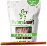 Nature Gnaws Large Bully Sticks For Dogs 11-12" (5 Count) Exp: 05/2026. Fixed Price $28.99.