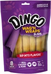 Wag Wraps Slims 8 Count, Made With Real Chicken And Pork, For All Dogs. Fixed Price $11.99.