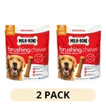 2 Pack Milk Bone Brushing Chews Chicken Flavor 33.7 Oz Large Dog Dental Treats. Fixed Price $35.05.
