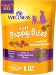 Wellness Soft Puppy Bites Dog Training Treats, Natural, Grain Free, Lamb And Sal. Fixed Price $14.47.