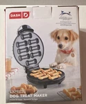 Dash Express Dog Treat Maker Nonstick Surface Bone Shape Pattern- Open Box. Fixed Price $12.99.