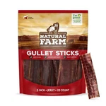 20-PACK 5-INCH Beef Jerky Gullet Sticks Flat Grass-fed Highly Digestible. Fixed Price $34.64.