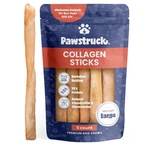 Pawstruck Natural Large 12" Beef Collagen Sticks For Dogs Longlasting Rawhi.... Fixed Price $15.46.