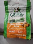 Lot Petite Natural Dog Dental Treats, Sweet Potato Flavor, 12 Oz. 40 Total. Fixed Price $24.95.