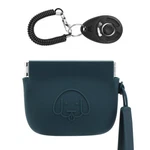 Wallfid Silicone Dog Treat Pouch, Auto Closure, With Pet Small, Dark Green. Fixed Price $14.69.