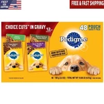 Wet Dog Food Variety Pack Complete Balanced Meal Real Beef Chicken 48 Pouches Us. Fixed Price $53.17.