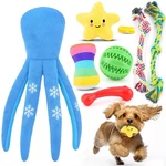 Loyee Puppy Toys 8 Pack For Small Dogs, Luxury Chew With Squeaky. Fixed Price $15.77.