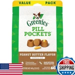 Greenies Pill Pockets For Dogs Large Size Soft Treats Real Peanut Butter. Fixed Price $29.42.