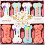 Pets, Pink Dog Birthday Cookie Gift Set, Hand Decorated Crunchy Treats Bo. Fixed Price $32.99.