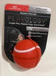 Playology Squeaky Chew Ball Dog Toy Natural Beef Scent, Xl. Fixed Price $18.70.