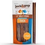 Jack&pup 12 Inch Bully Sticks For Large Dogs (5 Pack) Thick Odor Free S.... Fixed Price $46.07.