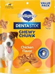Pedigree Dentastix Chewy Chunx Small & Medium Dog Treats Chicken Flavor, 13.5 Oz. Fixed Price $13.50.