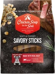 All Natural Premium Savory Sticks Soft & Chewy Dog Treats, Real Beef First Ingre. Fixed Price $41.99.