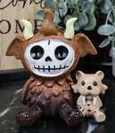 Warren The Mammoth And Sabretooth Tiger Skeleton Figurine. Fixed Price $14.99.