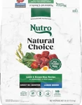 Nutro Natural Choice Adult Large Breed Dog Food, Lamb And Brown Rice RECIPE,30LB. Fixed Price $47.99.