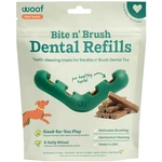 Woof - Bite N' Refills Treats For The Dog Toothbrush Toy Scrub Plaque An. Fixed Price $24.69.