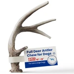 The Proper Hound Extra Large Whole Deer Antler For Dogs Long Lasting - Humane. Fixed Price $89.52.