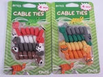 Tzumi Bytes Cable Ties Protectors 4PACK Computer Cords Organization Bag Seal. Fixed Price $10.00.