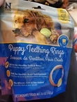 N-bone 3 Count Puppy Teething Ring, Chicken Flavor. Fixed Price $8.00.