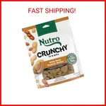 Nutro Crunchy Dog Treats With Real Peanut Butter, 16 Oz. Bag. Fixed Price $19.48.
