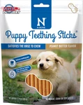 N-bone Puppy Teething Sticks Peanut Butter Flavor, 3.74-OZ Bag. Fixed Price $7.80.