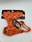 Thrills & Chills Reversible Halloween Dog Harness Pumpkin Bones Glows New. Fixed Price $12.99.
