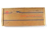 Lg Vintage Fairhaven Fish Co Everson Wa Smoked Salmon Fillet Wood Box.. Fixed Price $21.89.