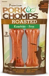 Pork Chomps Roasted Pressed Skin Dog Chews, 2 Count (pack Of 1), Red. Fixed Price $7.64.