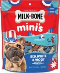 Milk-bone Mini Red, White & Woof Mixed Berry Flavor, Dog Treats, 12 Oz.. Fixed Price $6.99.
