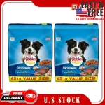 2 Bags Kibbles 'n Bits Dry Dog Food, Original Savory Beef & Chicken, 45 Lb.. Fixed Price $45.47.