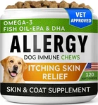 Strellalab Dog Allergy Relief Chews W/omega 3, Pumpkin & Enzymes - Itch. Fixed Price $50.34.
