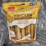 Rewardables Hide Free Chicken Recipe Chews, 10 Count. Fixed Price $19.85.