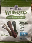 Whimzees Small Toothbrush Natural Healthy Vegetable Gluten Free Dog Dental Treat. Fixed Price $12.99.