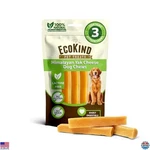 Ecokind Yak Cheese Dog Chews - 100% Natural Treats For Active Chewers, 3 Sticks. Fixed Price $47.00.