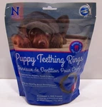 N-bone Puppy Teething Rings, 7.2 Oz, Count Blueberry & Bbq Flavor, Exp 06/2026. Fixed Price $14.00.