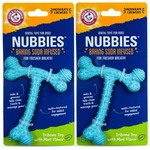 Arm & Hammer Nubbies T-bone Dental Dog Chew Toy With 2 Count, Teal. Fixed Price $25.90.