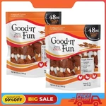 2 Pack Good 'n' Fun Triple Flavor Kabobs, Rawhide Chews For All Dogs, 48 Oz. Fixed Price $56.94.