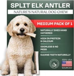 Mountain Valley Elk Antlers For Dogs - 100% Natural & Organic Chew Aggres.... Fixed Price $24.09.