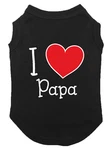 Love My Papa - Heart Adorable Cute Puppy Father's Day Dog Shirt. Fixed Price $18.95.