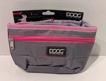 Doog Good Dog Treat And Training Pouch - Gray & Pink + 20 Pick Up Bags Large. Fixed Price $9.95.