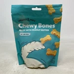 Wiggles & Wags Chewy Bones Peanut Butter Dog Treats 6 Oz. Fixed Price $10.63.