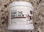 Chew+heal Stop The Poo Breath Aid Coprophagia Soft Chews 9.3 Oz 120CT. Fixed Price $18.00.
