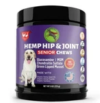 Senior Dog Hemp Hip & Joint Soft Chews Supplement Chondroitin Glucosamine 90CHEW. Fixed Price $23.99.